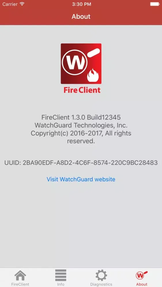 WatchGuard FireClient应用截图